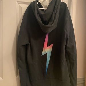 RARE - Aviator nation lightning bolt zip up